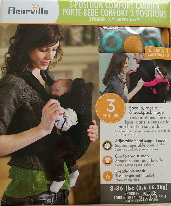 Fleurville Soft Baby Carrier – Neutral Pack, Premium Comfort
