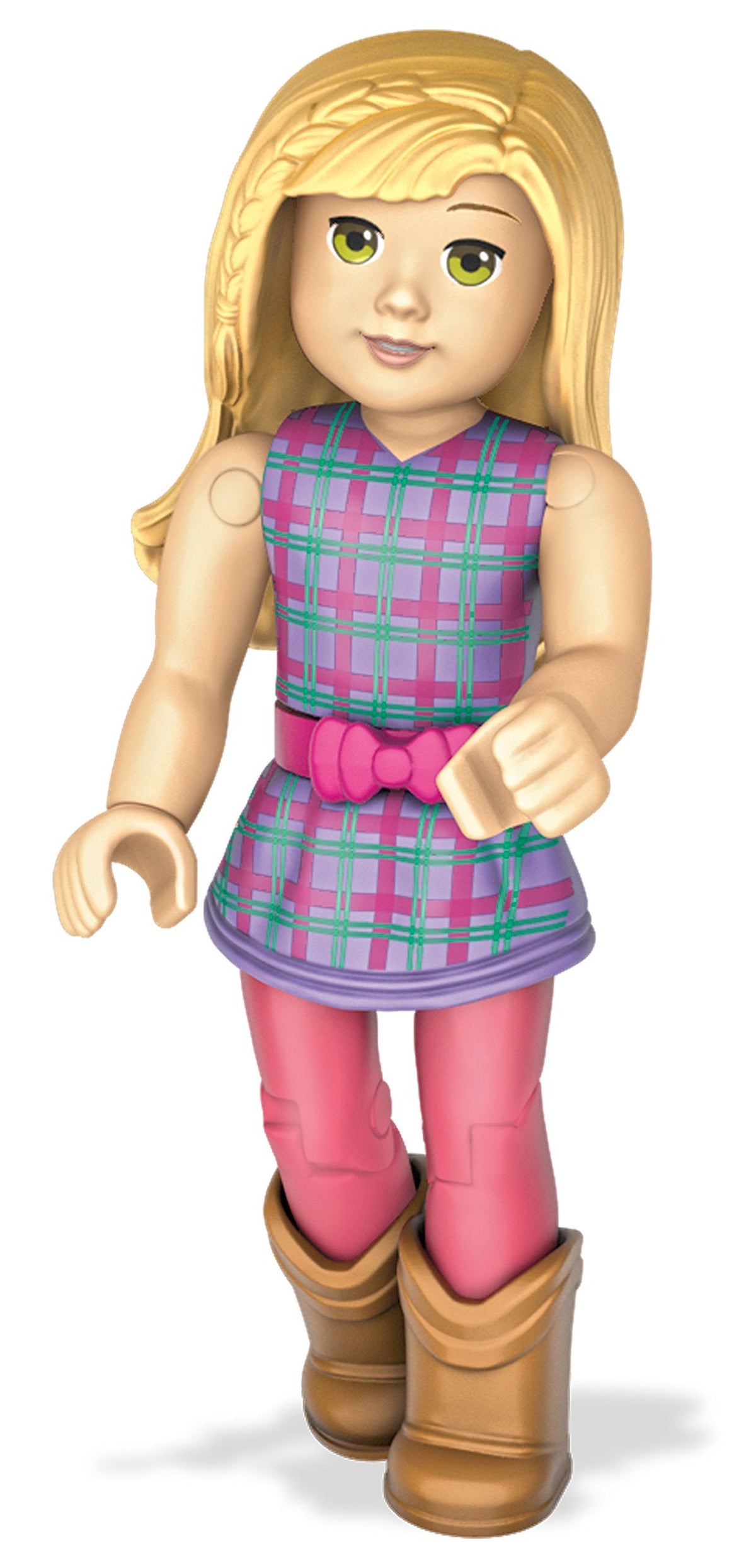 Mega Construx American Girl Pretty Plaid Outfit Mini Figure