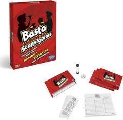 Hasbro Scattergories Basta — Fast-Thinking Category Word Game