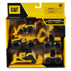 CAT Little Machines 5-Pack Mini Construction Truck Toy Set