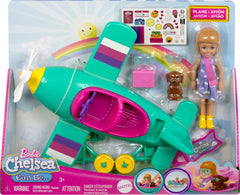 Barbie Chelsea Pilot Doll & Plane Playset with Puppy