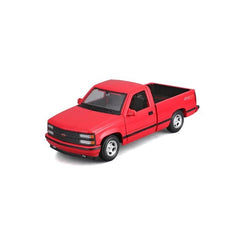 Maisto 1993 Chevrolet 454 SS Pick-Up Truck Model Kit 1:24 Scale – Red