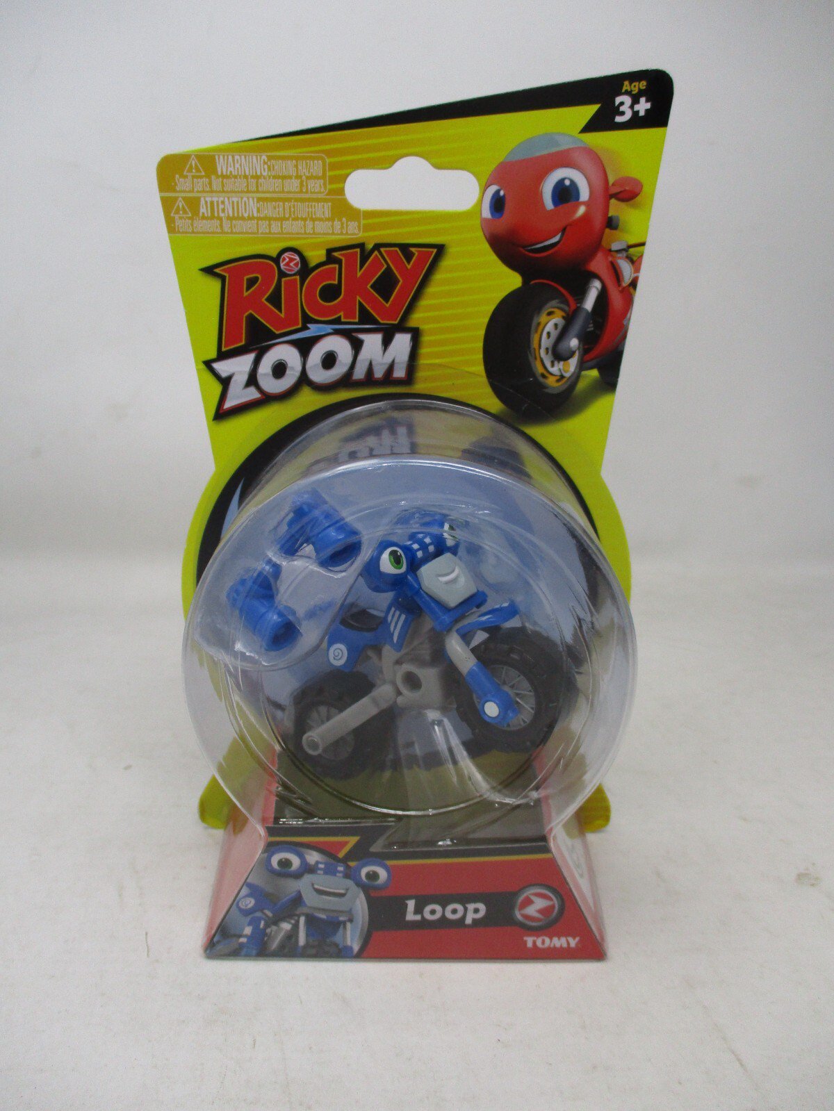 TOMY Ricky Zoom Loop 3-Inch Motorcycle Figure with Boosters