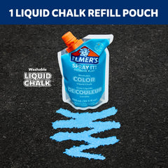 Elmer's Spray It! Washable Liquid Chalk Refill – Blue
