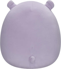 Squishmallows Hanna 7.5″ Purple Hippo Plush with Corduroy Belly