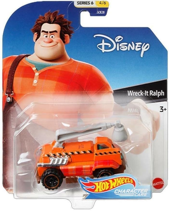 Hot Wheels Disney Pixar Wreck-It Ralph Character Car 1/64 Scale