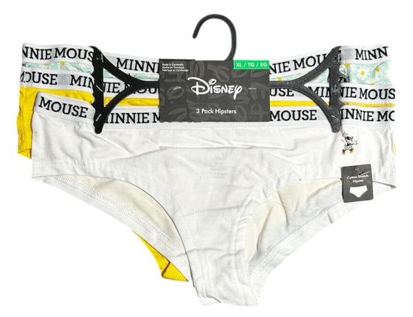 Minnie Mouse Hipster Underwear – 3 Pack | Size XL