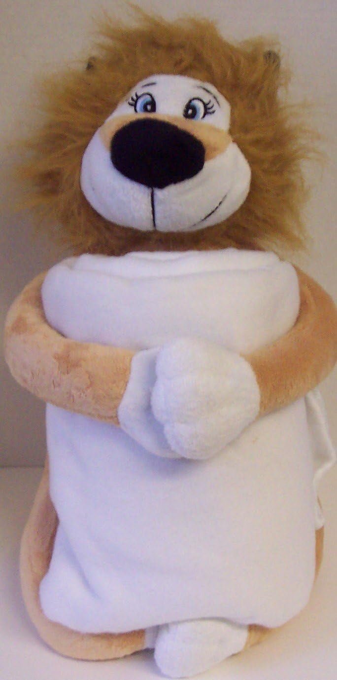 Huggable Friend Lion Fleece Throw with Sound | 50" x 60"