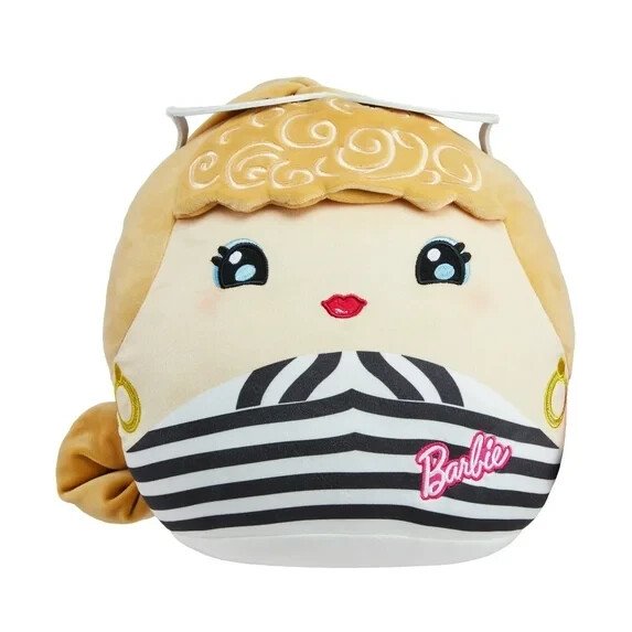 Mattel Barbie Cuutopia Plush Chevron Swimsuit 5.5-Inch Soft Doll