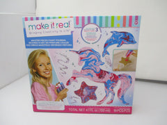 Make It Real Master Pieces Paint Pouring Kit with Glitter