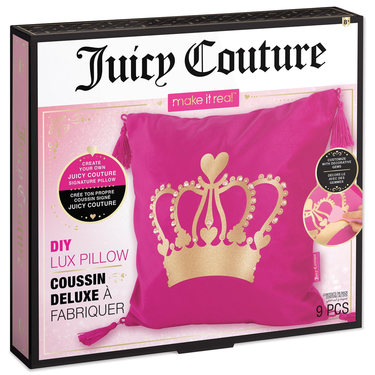 Make It Real Juicy Couture DIY Lux Gem Pillow Kit