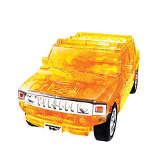 Happy Well 3D Puzzle Hummer H2 Model Kit – Translucent Orange