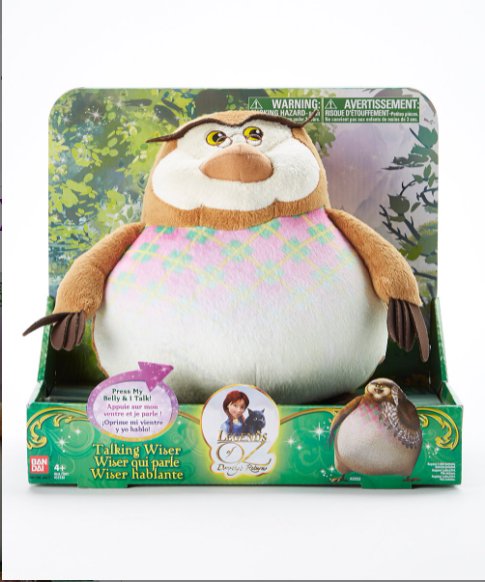 Bandai Legends of Oz Wiser Talking Owl Plush Toy