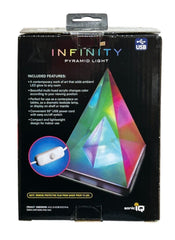 Sonic iQ Infinity Pyramid Light – Color-Shifting LED Accent Lamp