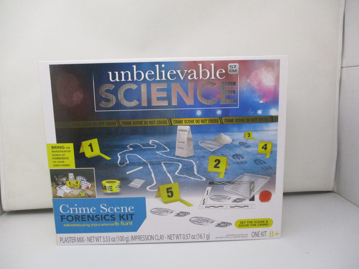 Unbelievable Science Crime Scene Forensics Kit for Kids