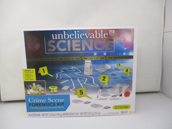 Unbelievable Science Crime Scene Forensics Kit for Kids