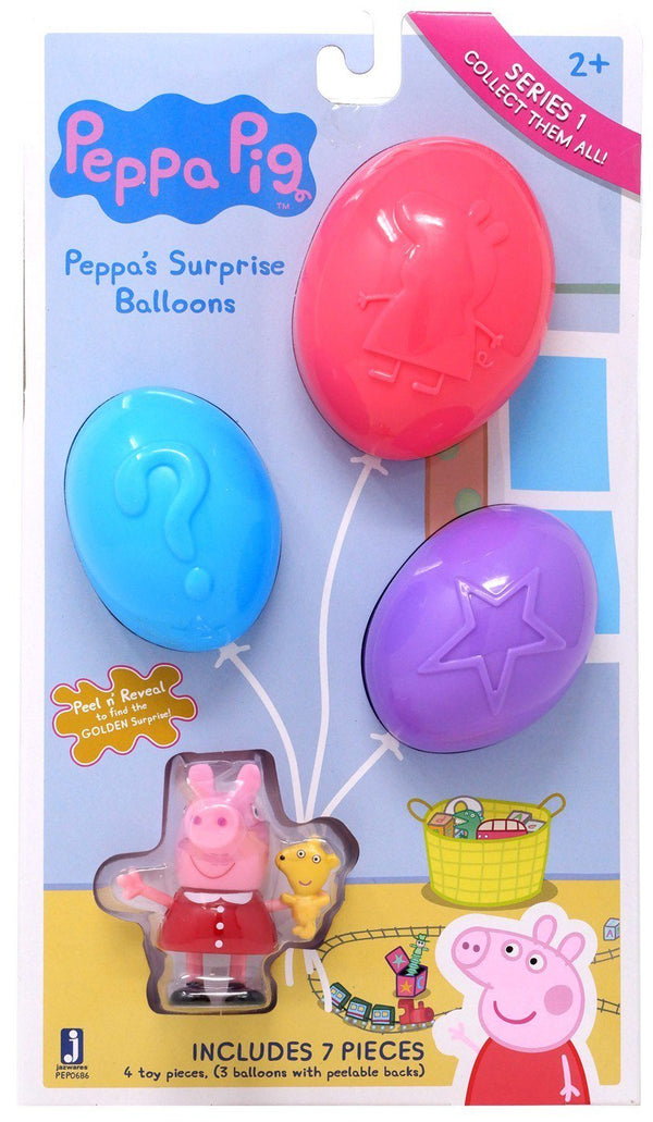Peppa Pig Series 1 Surprise Balloons Mystery 3-Pack