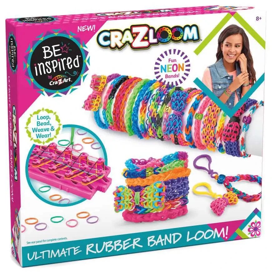 Cra-Z-Art Be Inspired Ultimate Rubber Band Loom – Neon Edition