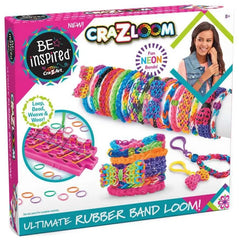 Cra-Z-Art Be Inspired Ultimate Rubber Band Loom – Neon Edition