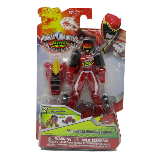 Bandai Power Rangers Dino Charge Red Ranger Morphin Figure