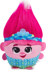 Mattel Trolls Band Together Queen Poppy Hairmony Mixers Plush with Sound