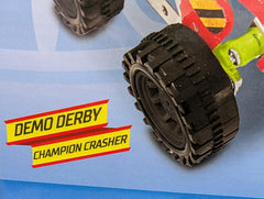 Hot Wheels Monster Trucks Build & Customize Metal Construction Kit, 2 Truck Set (Tiger Shark & Demo Derby), DIY Assembly Toy, Ages 6+