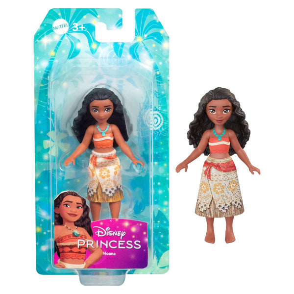 Mattel Disney Princess Moana Posable Small Doll with Shiny Outfit