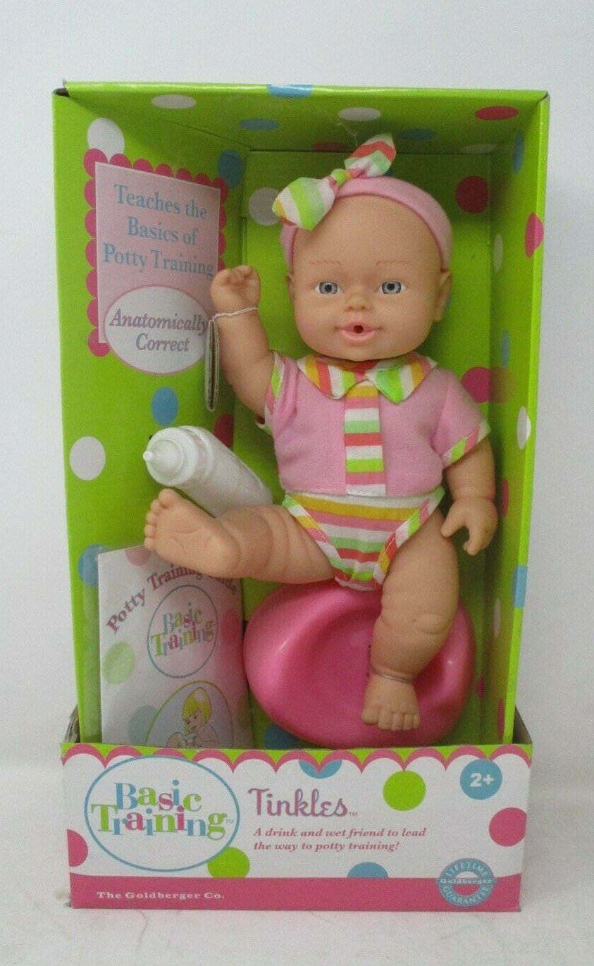 Goldberger Basic Training Tinkles Girl Doll – Potty Training Doll