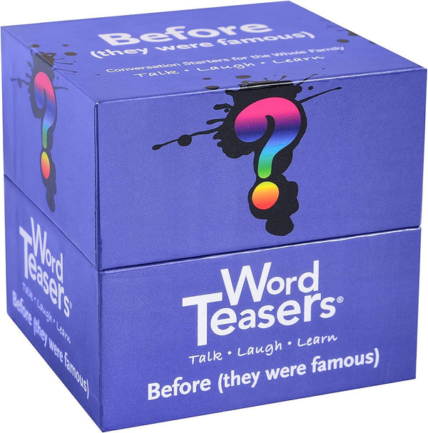 Word Teasers Before They Were Famous Trivia Card Game