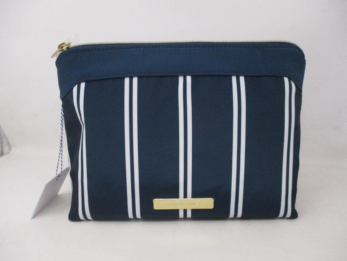 Tartan + Twine Large Purse Kit Organizer – Retro Stripe