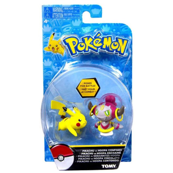 TOMY Pokémon Pikachu vs Hoopa Confined 2-Pack Figures