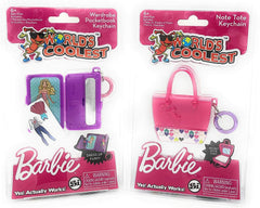 World's Coolest Barbie 2-Pack Keychain Set – Tote & Wardrobe