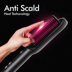 Bglam Ionic Hair Straightener Brush with 6 Heat Settings
