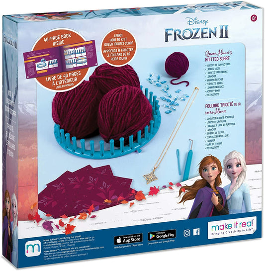 Make It Real Disney Frozen 2 Queen Iduna's Knitted Shawl Kit