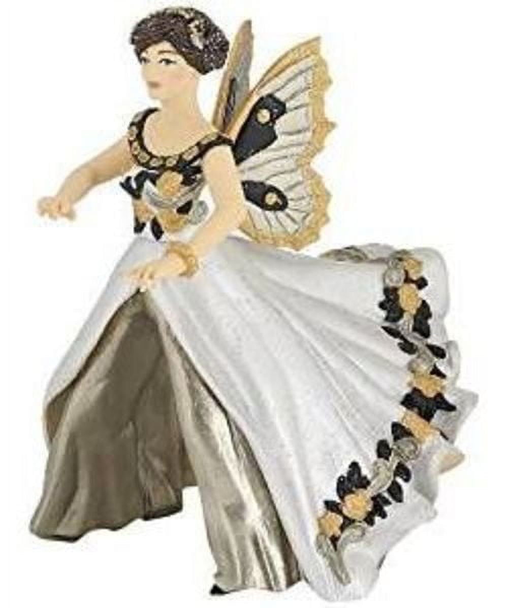 Papo Black & White Riding Elf Fantasy Figure
