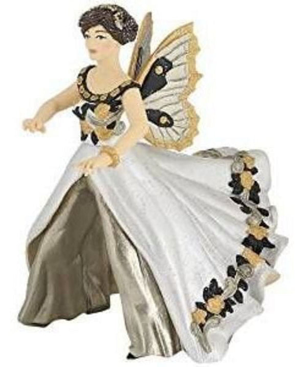 Papo Black & White Riding Elf Fantasy Figure