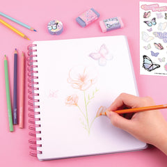 Make It Real 3C4G Butterfly All-in-1 Sketchbook & Journal Kit