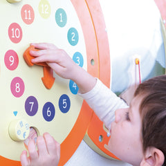 Hape Beleduc Caterpillar Clock Wall Panel – Kids Time Learning Toy