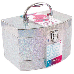 Make It Real Let's Sparkle Cosmetic Case – Kids Makeup & Nail Set