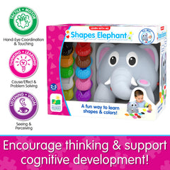 The Learning Journey Shapes Elephant | Color & Shape Learning Toy