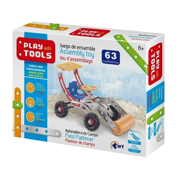 Wuundentoy Metal Excavator Building Set | 187-Piece Erector Kit