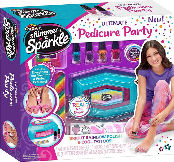 Cra-Z-Art Shimmer 'N Sparkle Ultimate Pedicure Party Kit