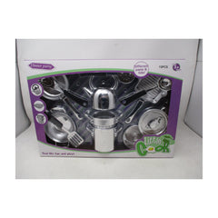 Little Cook Dinner Party Plastic Playset – 13 Pieces
