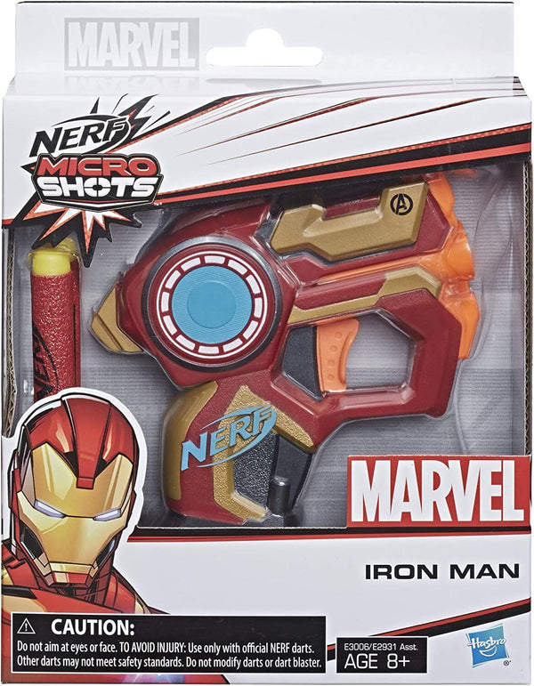 NERF Microshots Marvel Iron Man Mini Blaster