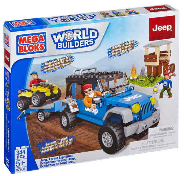 Mega Bloks Jeep Forest Expedition Building Set