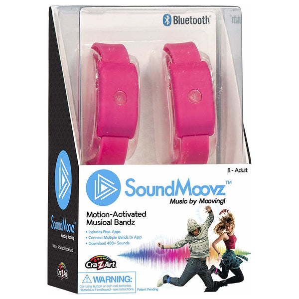 Cra-Z-Art Soundmoovz Musical Bandz Motion-Activated Bluetooth Wearable