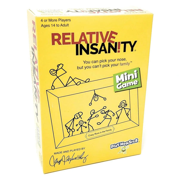 PlayMonster Relative Insanity Mini Card Game