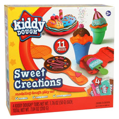 Kiddy Dough Sweet Creations Modeling Dough Play Set – 11 Pieces