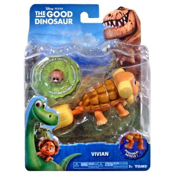TOMY The Good Dinosaur Vivian Ankylosaurus Figure Set