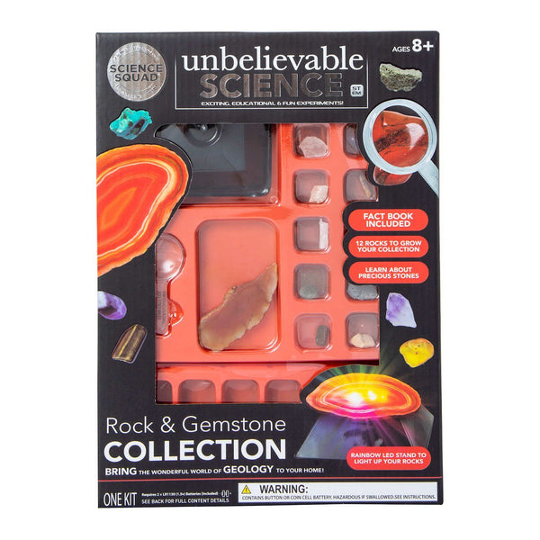 Unbelievable Science Rock & Gemstone LED Display Stand